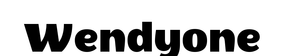 Wendy One Font Download Free